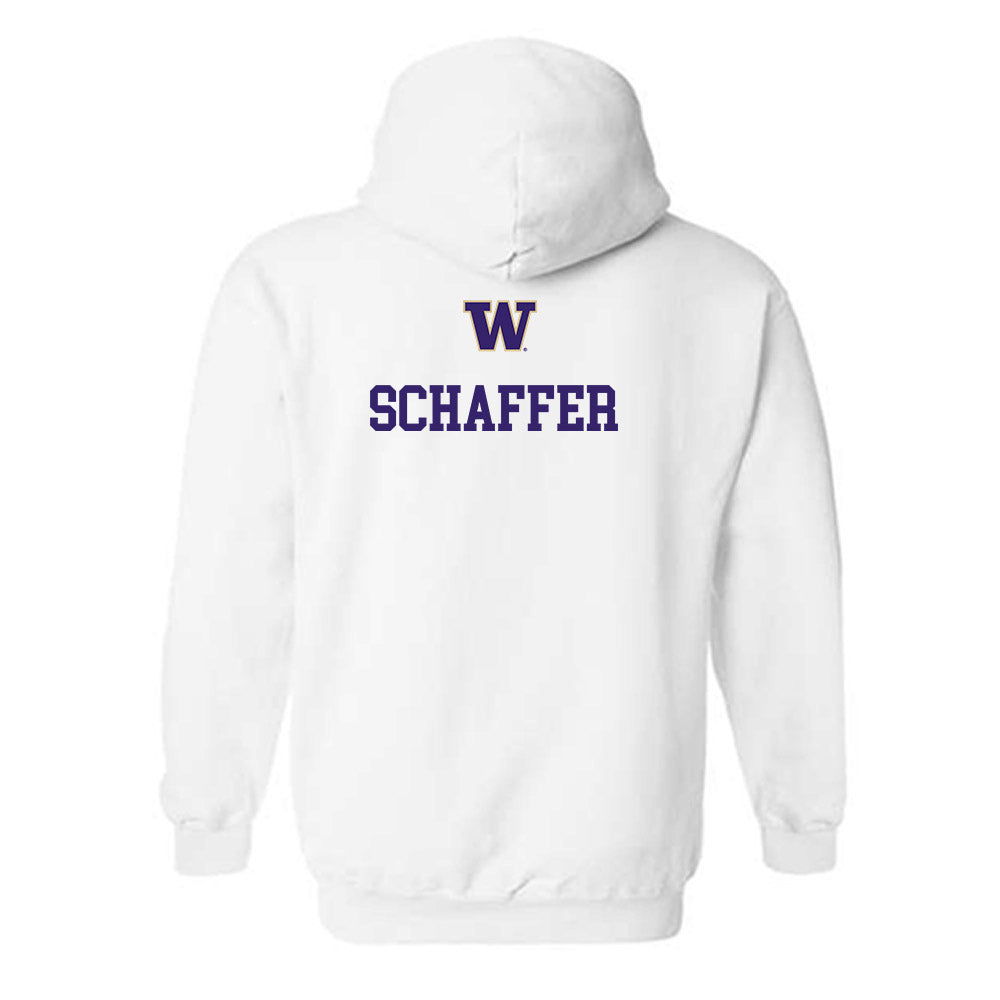 Washington - NCAA Women's Gymnastics : Jessica Schaffer - Sports Shersey Hooded Sweatshirt-1
