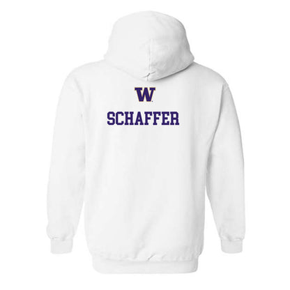 Washington - NCAA Women's Gymnastics : Jessica Schaffer - Sports Shersey Hooded Sweatshirt-1