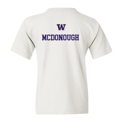Washington - NCAA Women's Gymnastics : Mary McDonough - Sports Shersey Youth T-Shirt-1