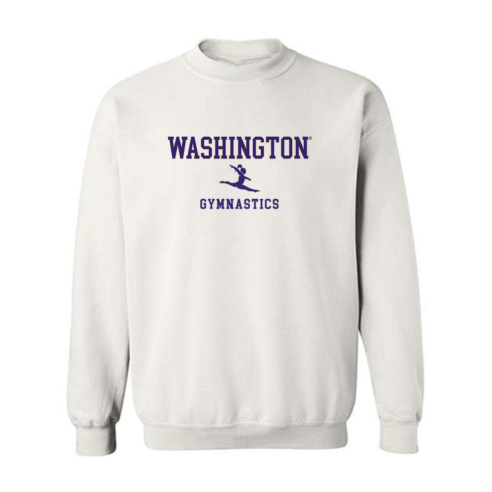 Washington - NCAA Women's Gymnastics : Caitlin McWilliams - Sports Shersey Crewneck Sweatshirt-0