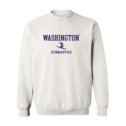 Washington - NCAA Women's Gymnastics : Caitlin McWilliams - Sports Shersey Crewneck Sweatshirt-0