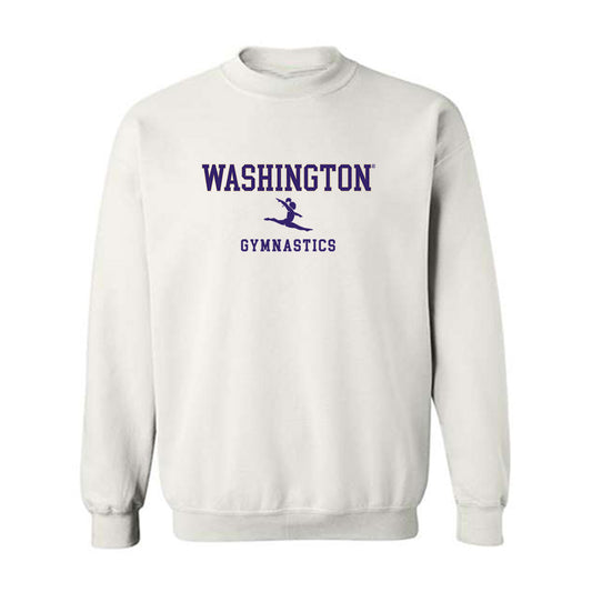 Washington - NCAA Women's Gymnastics : Kristin Lin - Sports Shersey Crewneck Sweatshirt-0