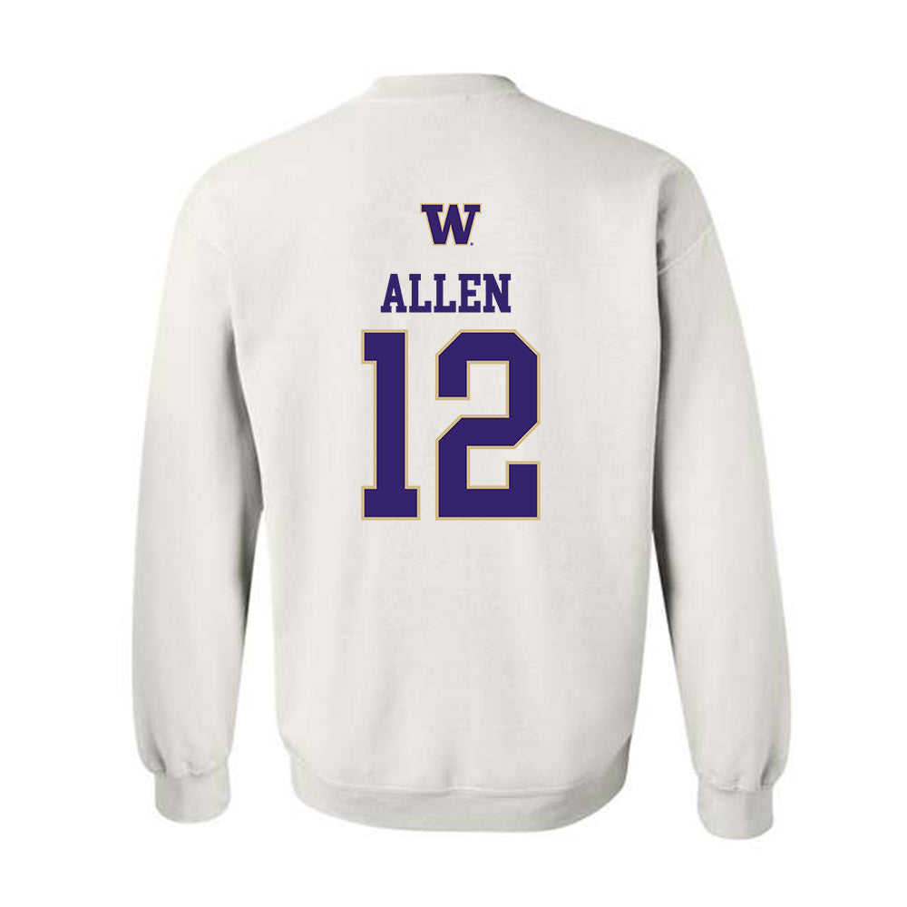 Washington - NCAA Beach Volleyball : Teila Allen - Sports Shersey Crewneck Sweatshirt-1