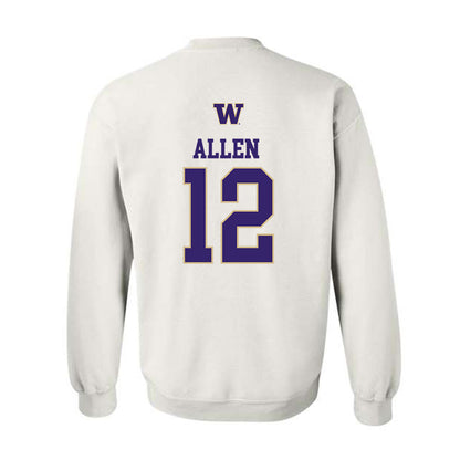 Washington - NCAA Beach Volleyball : Teila Allen - Sports Shersey Crewneck Sweatshirt-1
