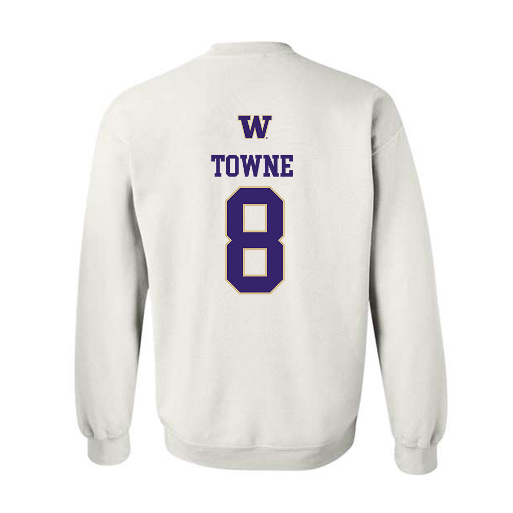 Washington - NCAA Beach Volleyball : Avery Towne - Sports Shersey Crewneck Sweatshirt-1