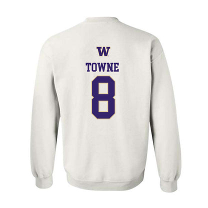 Washington - NCAA Beach Volleyball : Avery Towne - Sports Shersey Crewneck Sweatshirt-1