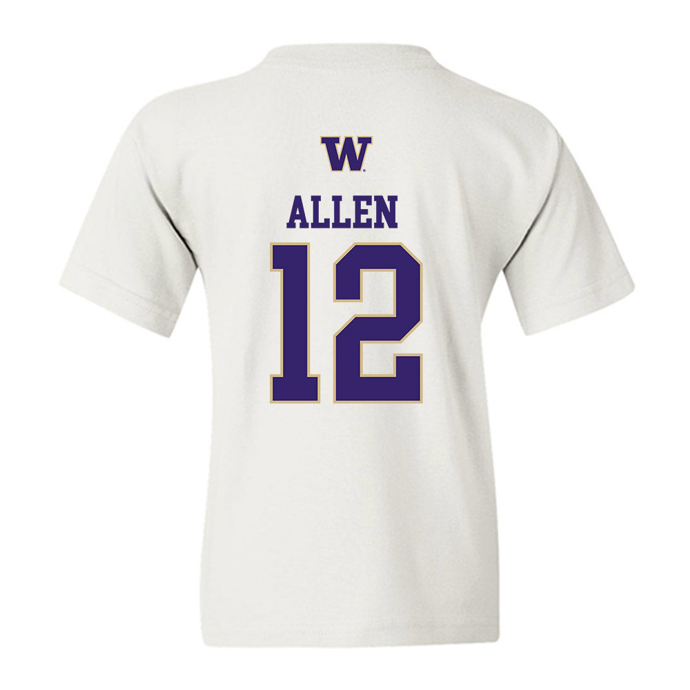 Washington - NCAA Beach Volleyball : Teila Allen - Sports Shersey Youth T-Shirt-1