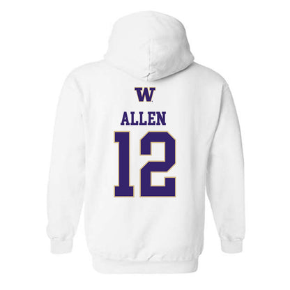 Washington - NCAA Beach Volleyball : Teila Allen - Sports Shersey Hooded Sweatshirt-1