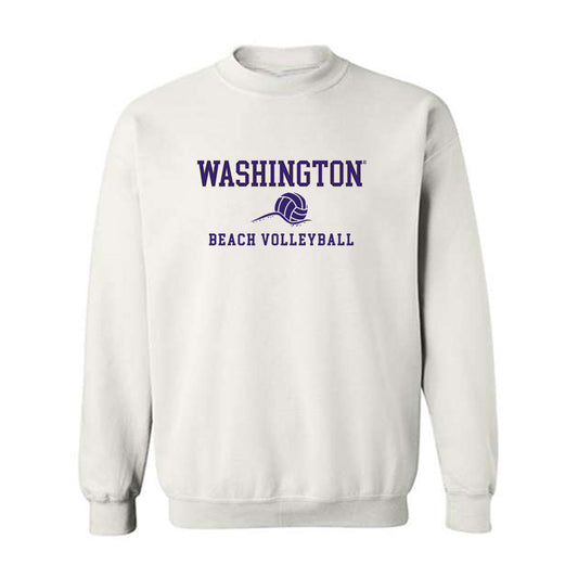 Washington - NCAA Beach Volleyball : Teila Allen - Sports Shersey Crewneck Sweatshirt-0