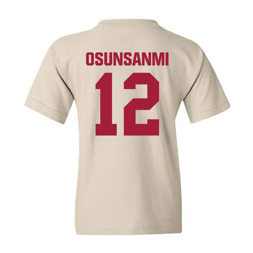 Indiana - NCAA Football : Tobi Osunsanmi - Youth T-Shirt-1