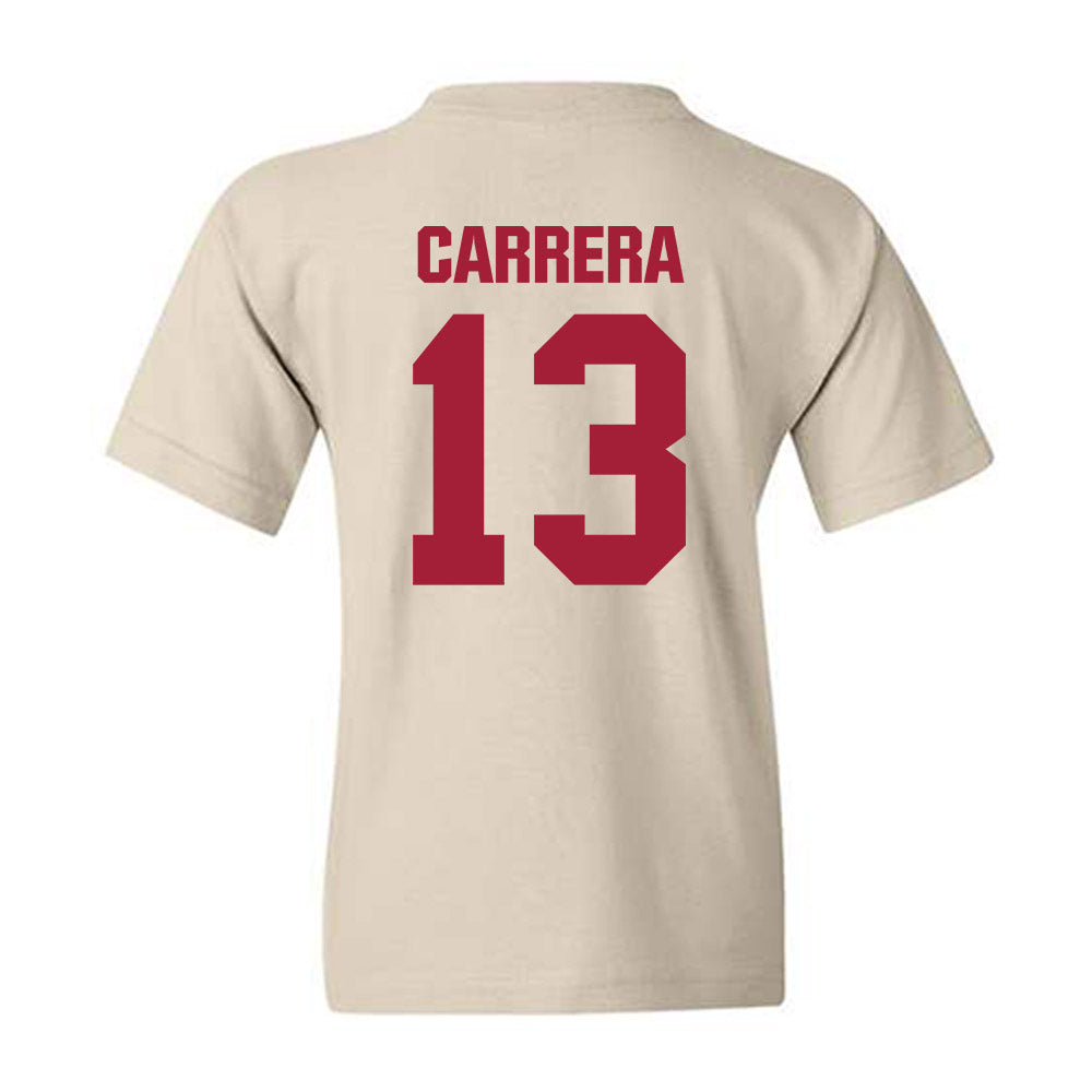 Indiana - NCAA Baseball : Xavier Carrera - Youth T-Shirt-1