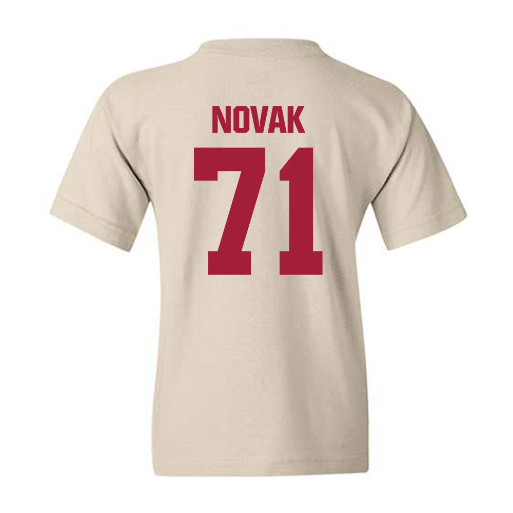 Indiana - NCAA Football : Benjamin Novak - Classic Shersey Youth T-Shirt-1