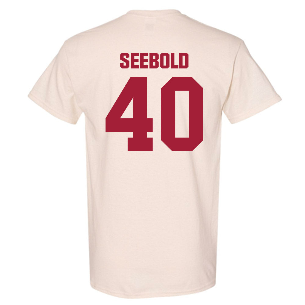 Indiana - NCAA Baseball : Gavin Seebold - T-Shirt-1