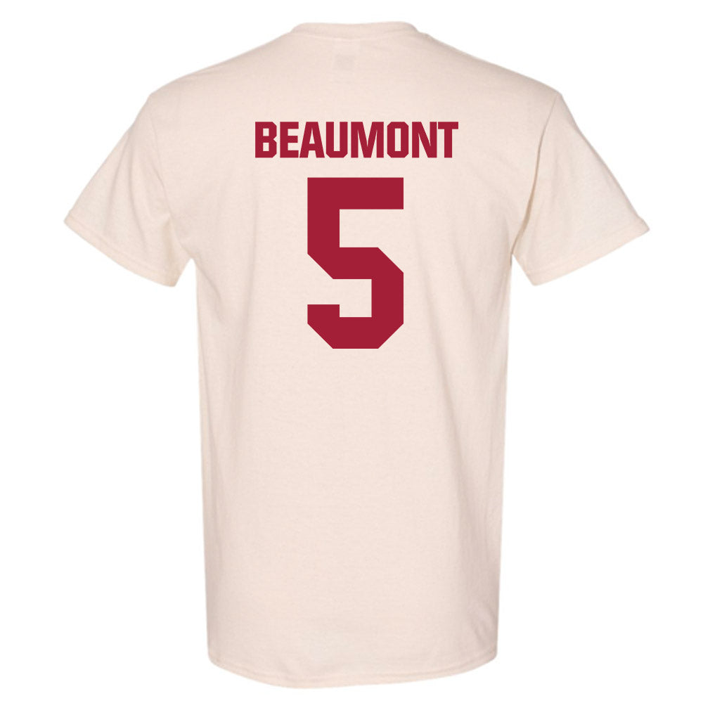 Indiana - NCAA Women's Basketball : Lenee Beaumont - T-Shirt-1