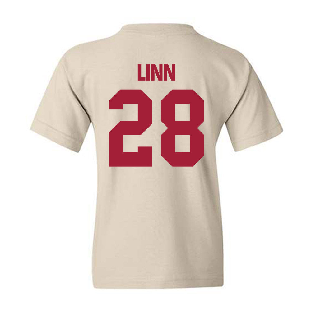 Indiana - NCAA Baseball : Conner Linn - Youth T-Shirt-1