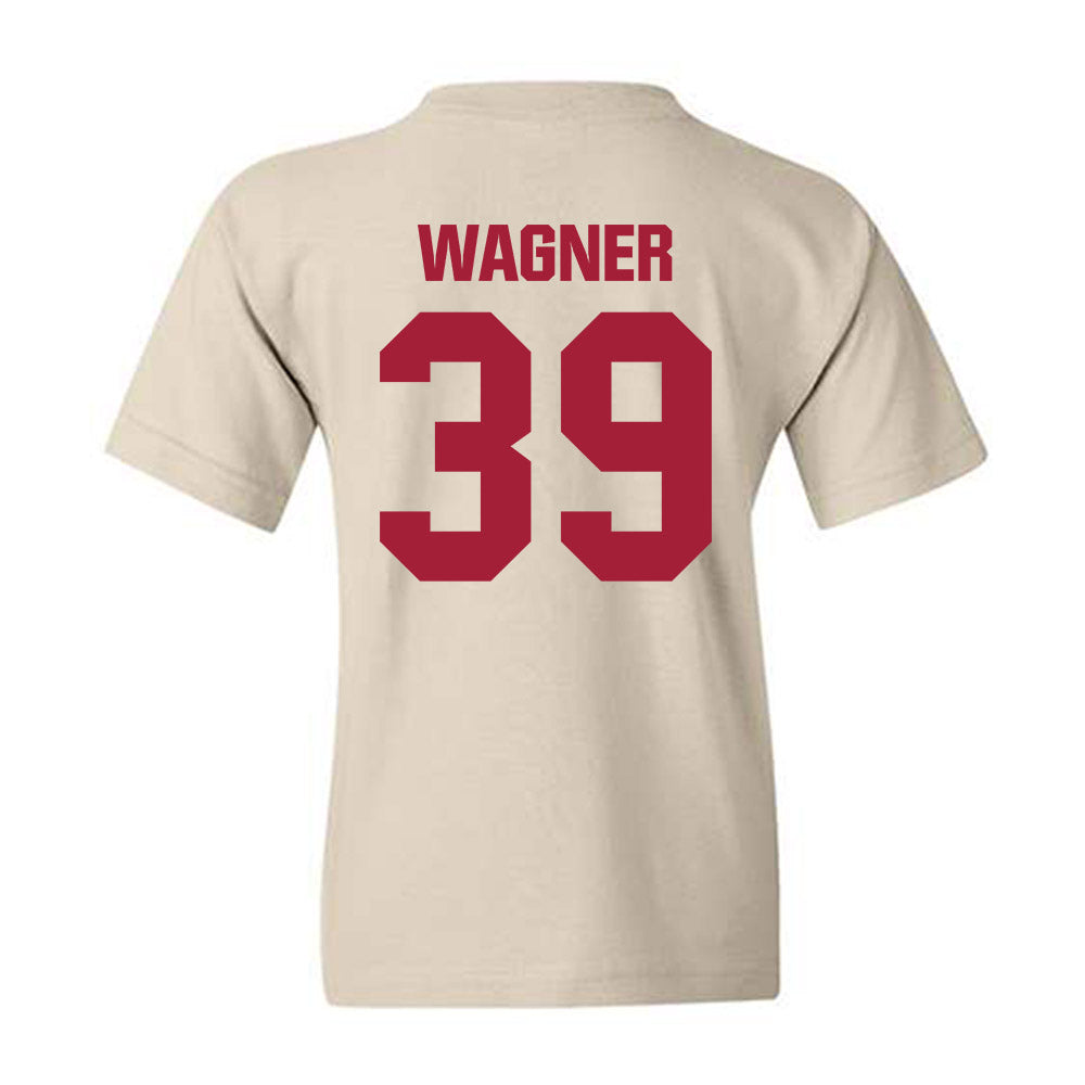 Indiana - NCAA Baseball : Nash Wagner - Youth T-Shirt-1