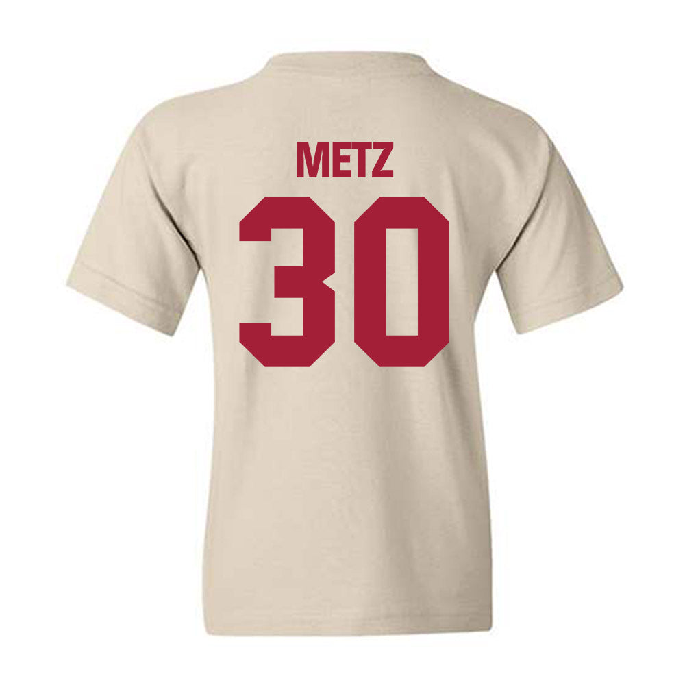 Indiana - NCAA Baseball : Blane Metz - Youth T-Shirt-1