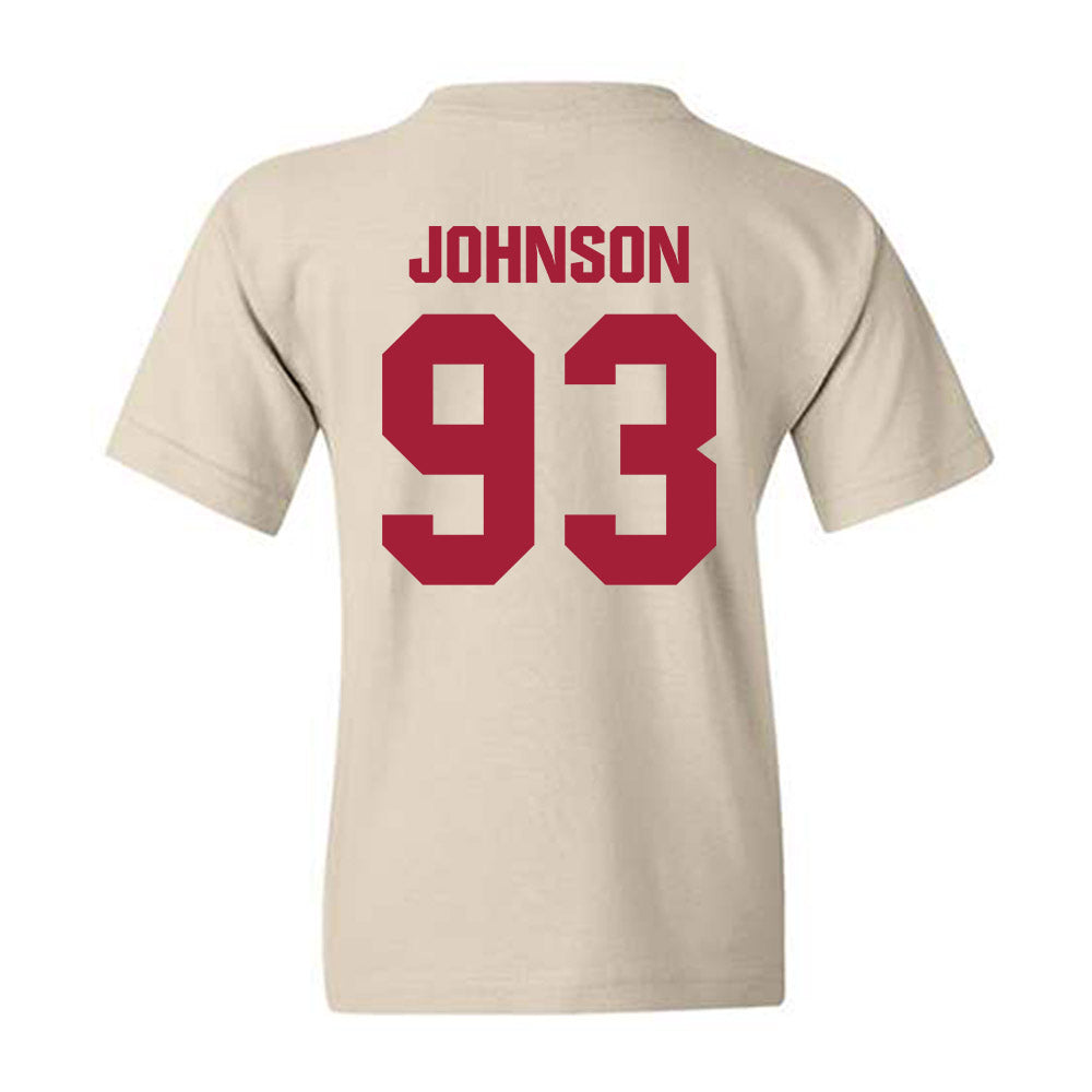 Indiana - NCAA Football : Ronelle Johnson - Youth T-Shirt-1