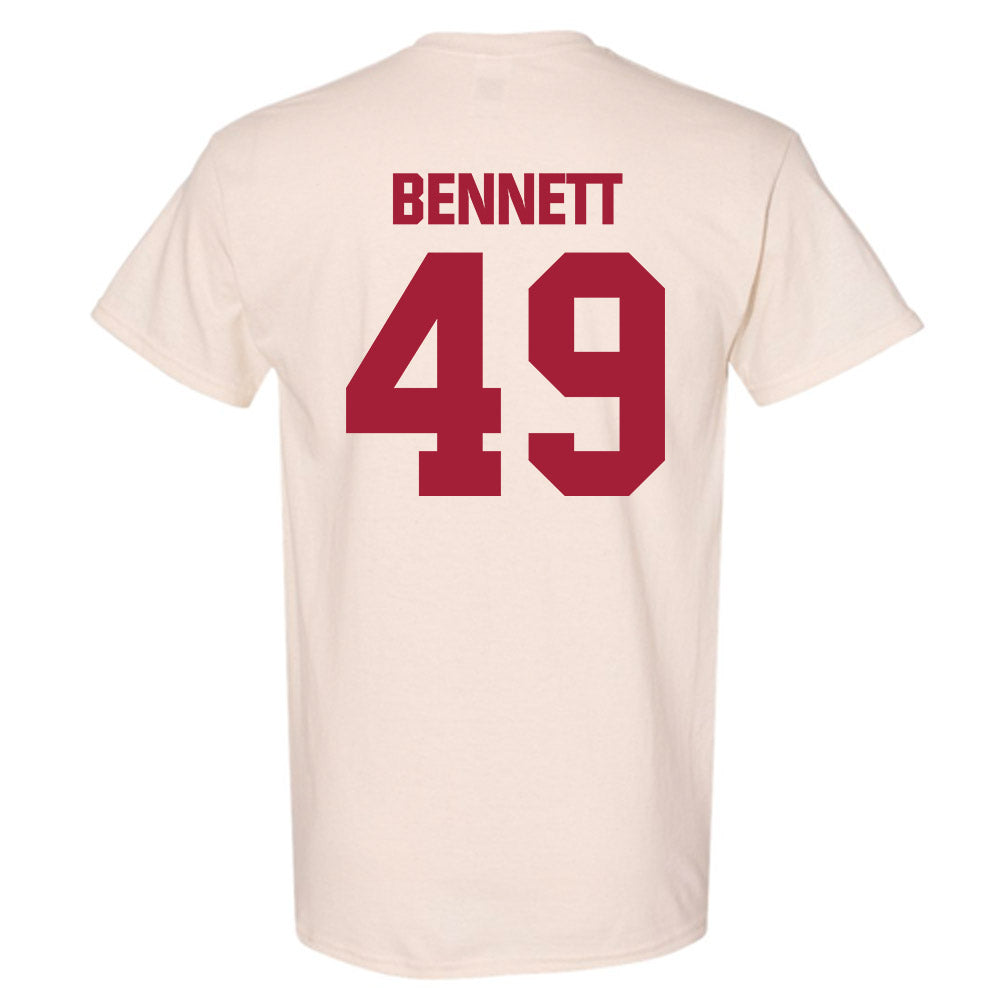 Indiana - NCAA Baseball : Eli Bennett - T-Shirt-1