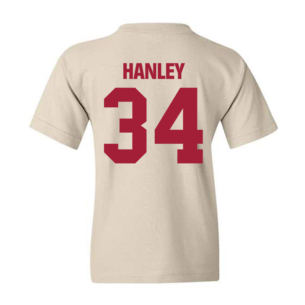 Indiana - NCAA Baseball : Jake Hanley - Youth T-Shirt-1
