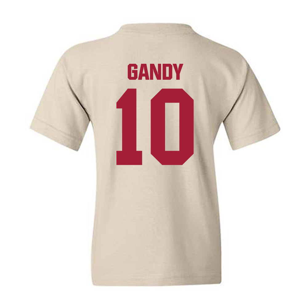 Indiana - NCAA Football : Ryland Gandy - Youth T-Shirt-1