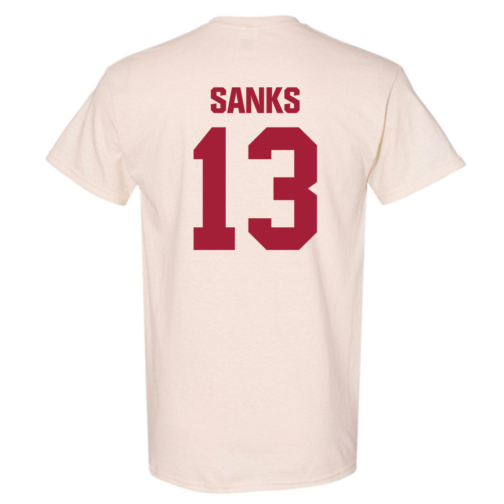 Indiana - NCAA Football : Jiquan Sanks - Classic Shersey T-Shirt-1