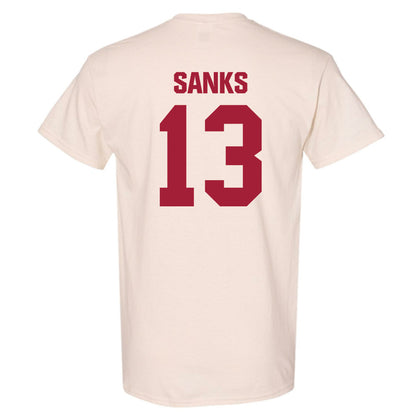 Indiana - NCAA Football : Jiquan Sanks - Classic Shersey T-Shirt-1