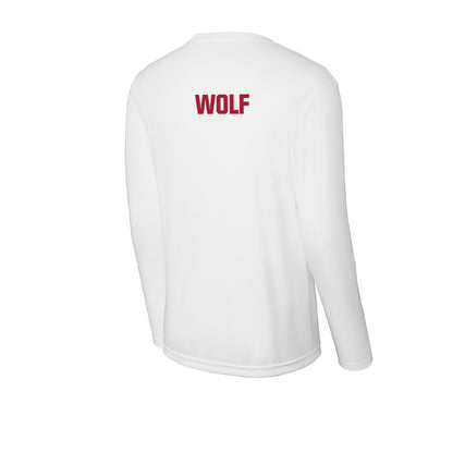 Indiana - NCAA Cheerleading : Katie Wolf - Activewear Long Sleeve T-Shirt-1
