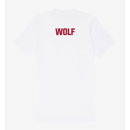 Indiana - NCAA Cheerleading : Katie Wolf - Women's V-Neck T-Shirt-1
