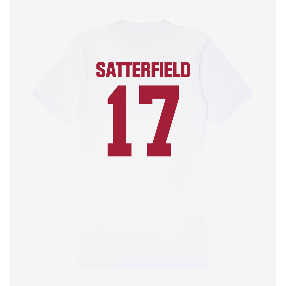 Indiana - NCAA Women's Soccer : Blair Satterfield - Women's V-Neck T-Shirt-1