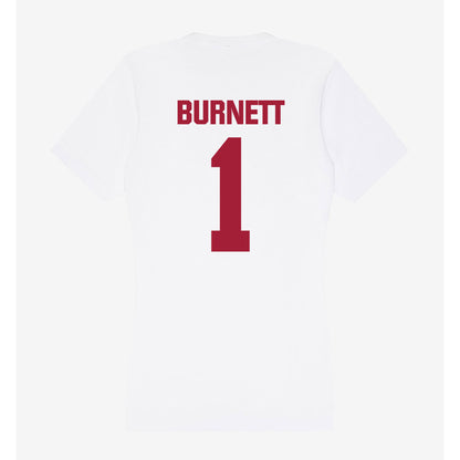 Indiana - NCAA Softball : Breezy Burnett - Women's V-Neck T-Shirt-1