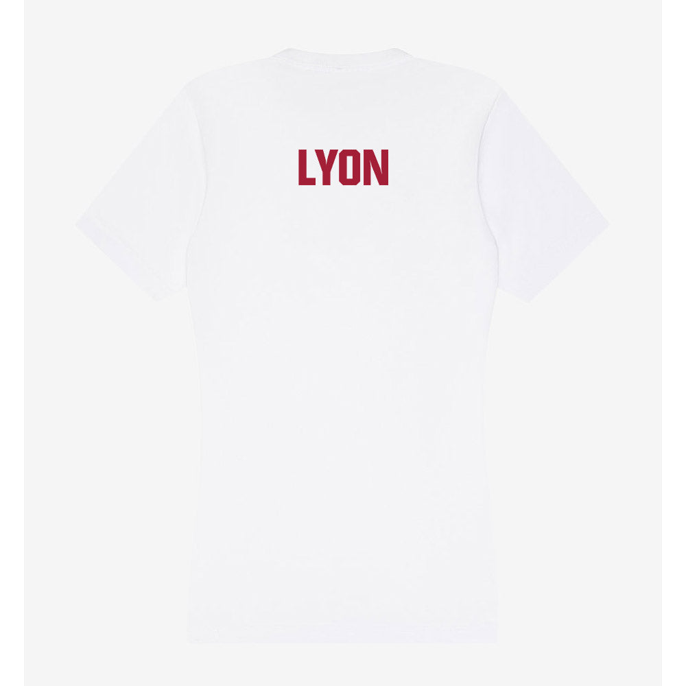 Indiana - NCAA Cheerleading : Adalynn Lyon - Women's V-Neck T-Shirt-1