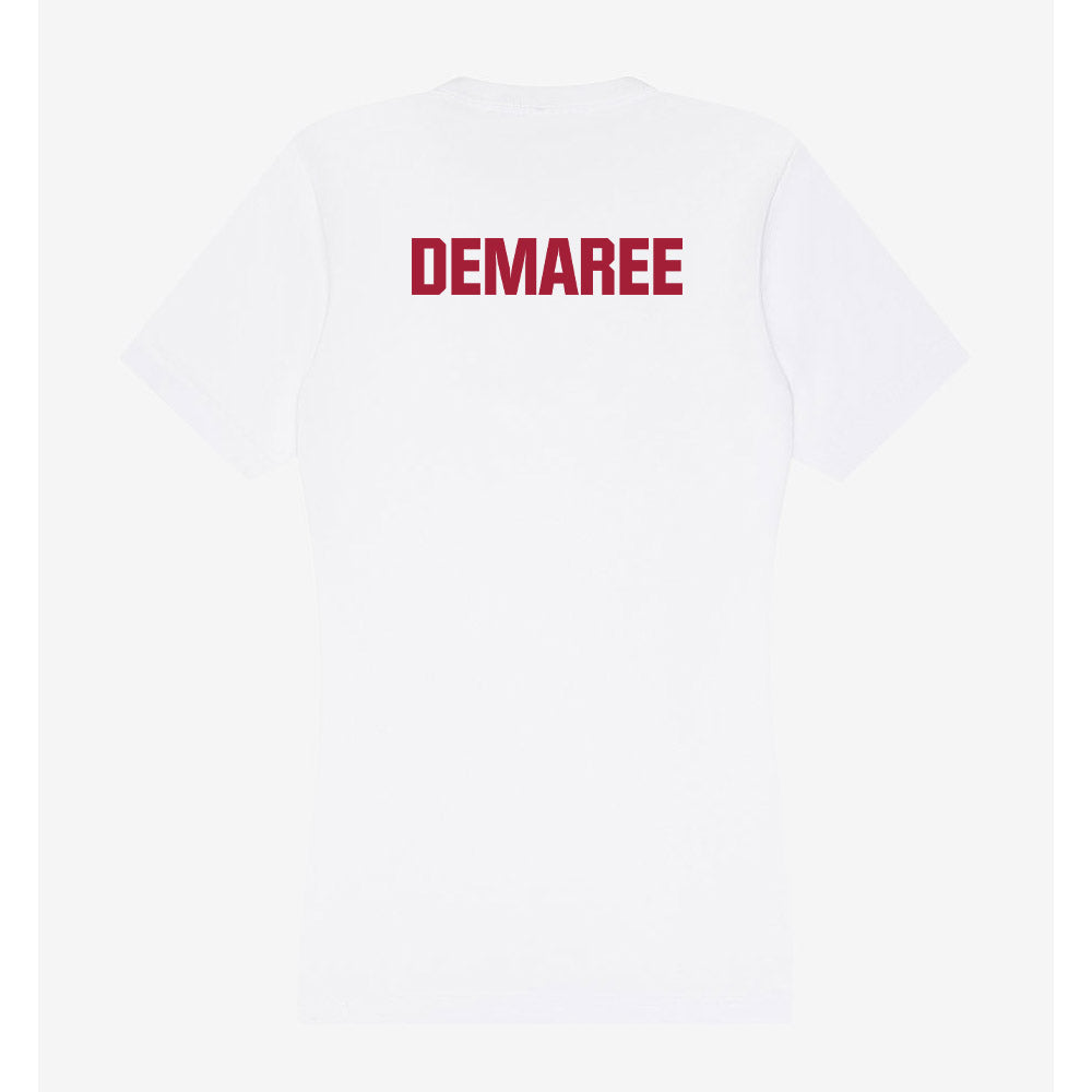 Indiana - NCAA Cheerleading : Kylie Demaree - Women's V-Neck T-Shirt-1