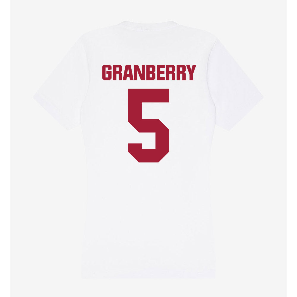 Indiana - NCAA Women's Volleyball : Keondreya Granberry - Women's V-Neck T-Shirt-1