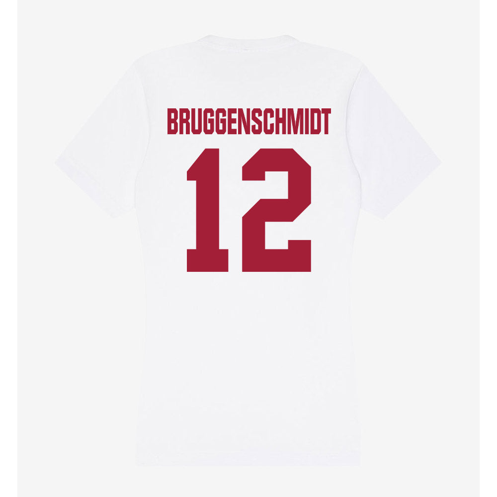 Indiana - NCAA Softball : Emma Bruggenschmidt - Women's V-Neck T-Shirt-1