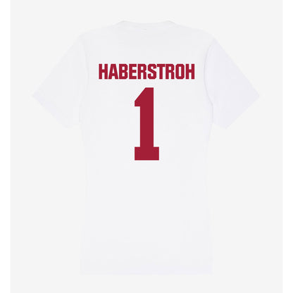 Indiana - NCAA Softball : Hannah Haberstroh - Women's V-Neck T-Shirt-1