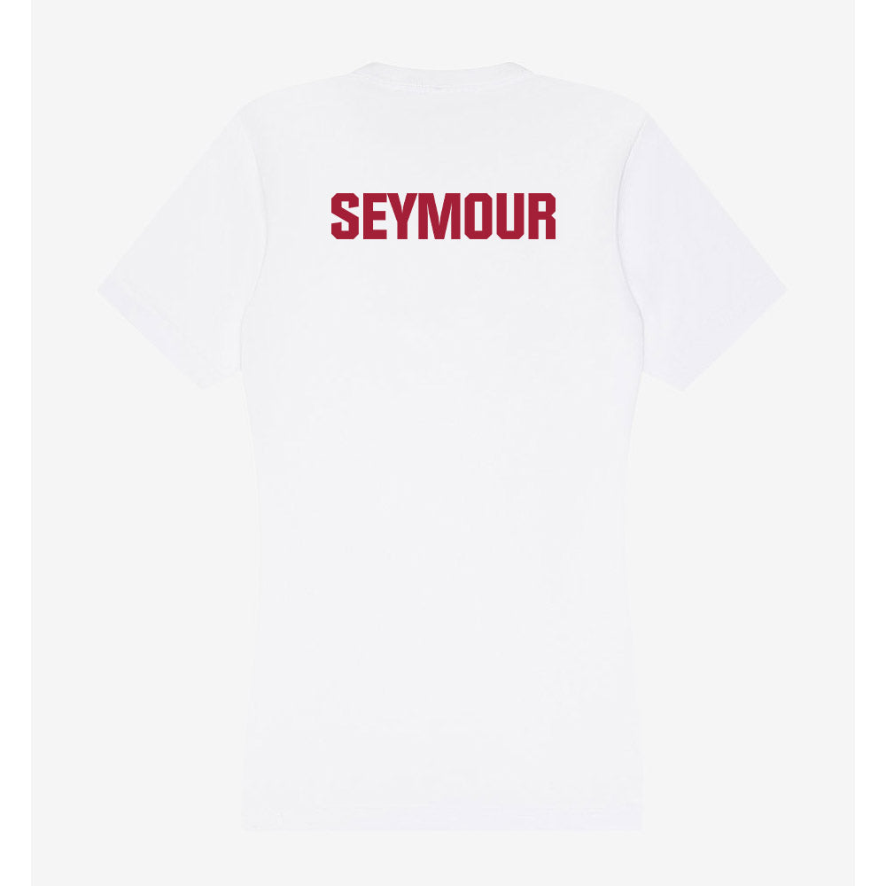Indiana - NCAA Cheerleading : Chloe Seymour - Women's V-Neck T-Shirt-1