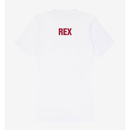 Indiana - NCAA Cheerleading : Emily Rex - Women's V-Neck T-Shirt-1