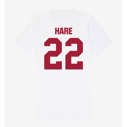 Indiana - NCAA Women's Basketball : Mackenzie Hare - Women's V-Neck T-Shirt-1