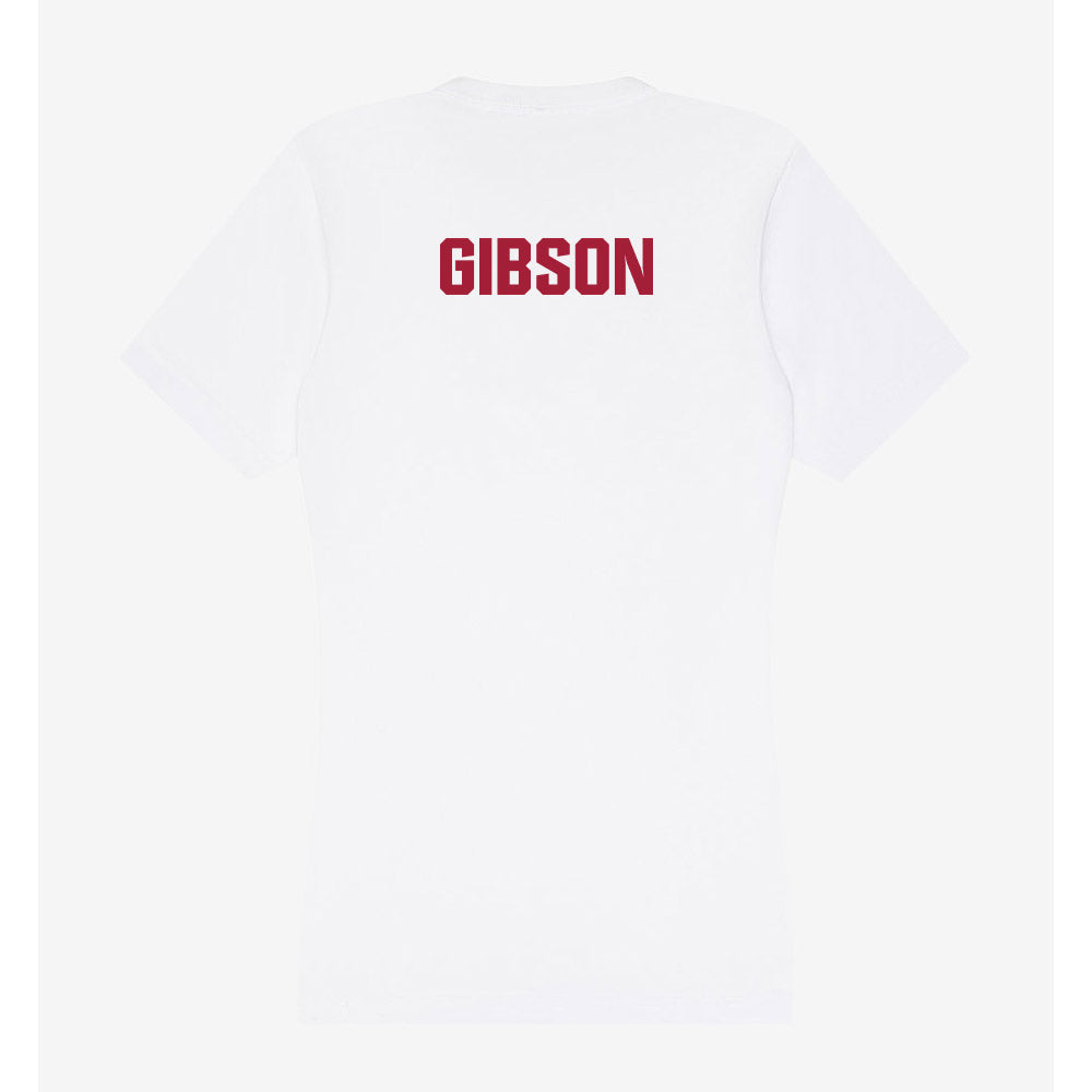 Indiana - NCAA Cheerleading : Hope Gibson - Women's V-Neck T-Shirt-1