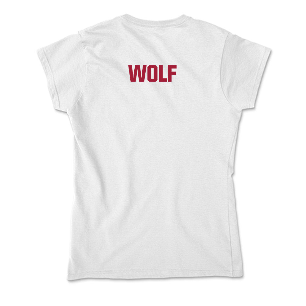 Indiana - NCAA Cheerleading : Katie Wolf - Soft Style Women’s T-Shirt-1