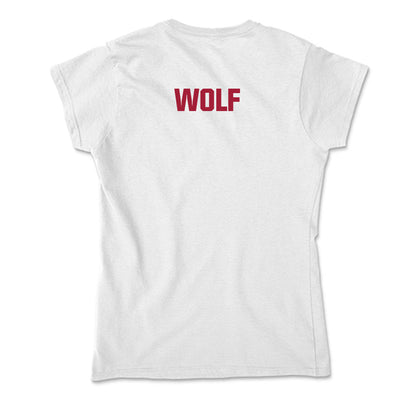 Indiana - NCAA Cheerleading : Katie Wolf - Soft Style Women’s T-Shirt-1