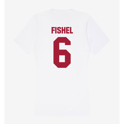 Indiana - NCAA Women's Soccer : Summer Fishel - Women's V-Neck T-Shirt-1