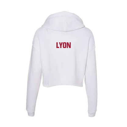 Indiana - NCAA Cheerleading : Adalynn Lyon - Women's Crop Fleece Hoodie-1