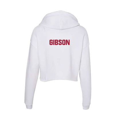 Indiana - NCAA Cheerleading : Hope Gibson - Women's Crop Fleece Hoodie-1