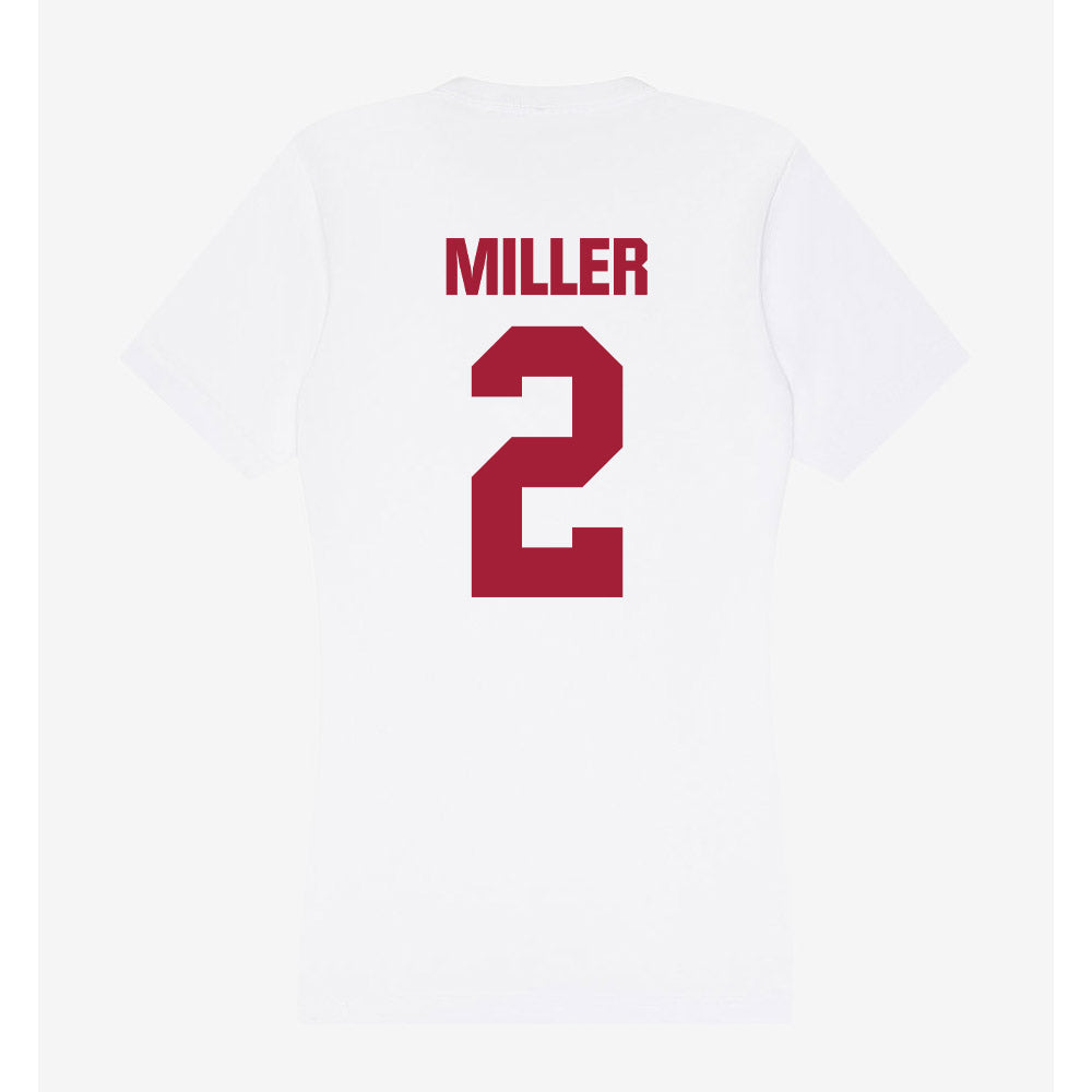 Indiana - NCAA Softball : Sarah Miller - Women's V-Neck T-Shirt-1