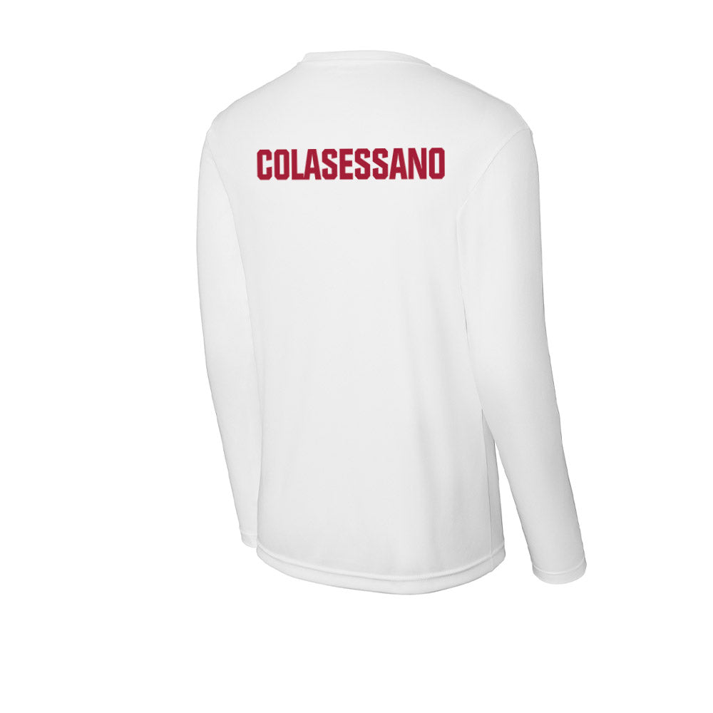 Indiana - NCAA Cheerleading : Garin Colasessano - Activewear Long Sleeve T-Shirt-1