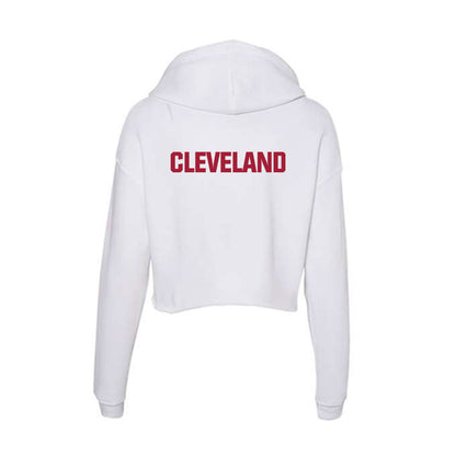 Indiana - NCAA Cheerleading : Olivia Cleveland - Women's Crop Fleece Hoodie-1