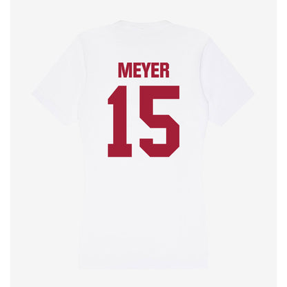 Indiana - NCAA Softball : Brynn Meyer - Women's V-Neck T-Shirt-1