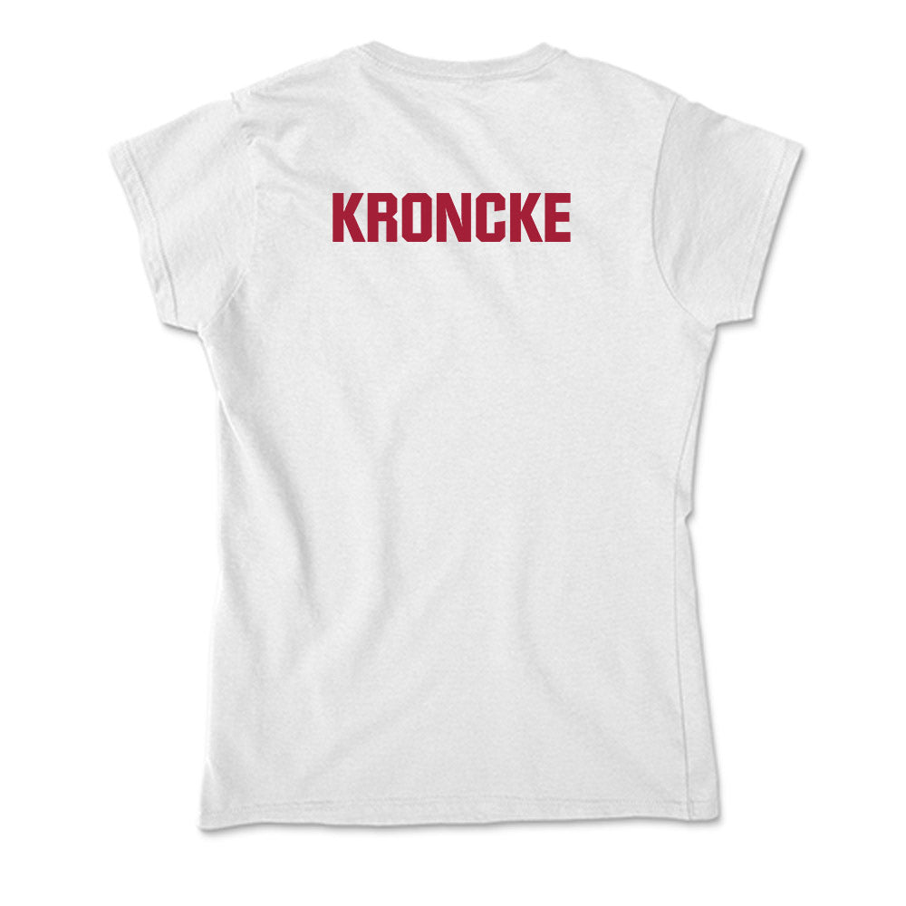 Indiana - NCAA Cheerleading : Cali Kroncke - Soft Style Women’s T-Shirt-1